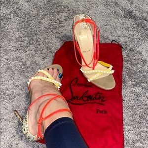 Christian Louboutin strappy heels